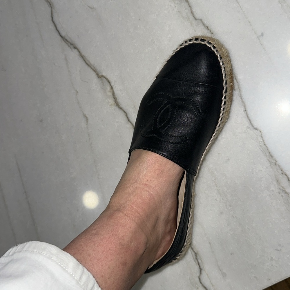Size 36 leather Chanel espadrilles